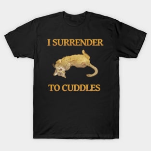 I surrender to cuddles T-Shirt